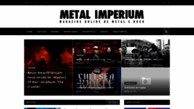 What Metalimperium.com website looked like in 2021 (3 years ago)