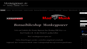What Monkeypower.de website looked like in 2021 (2 years ago)