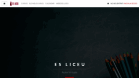 What Moodle.esliceu.com website looked like in 2021 (3 years ago)