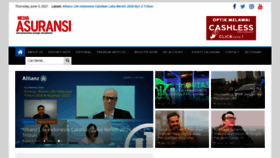 What Mediaasuransinews.co.id website looked like in 2021 (4 years ago)