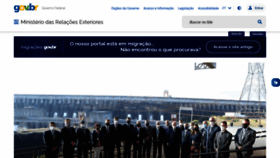 What Mre.gov.br website looked like in 2021 (2 years ago)