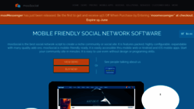 What Moosocial.com website looked like in 2021 (2 years ago)