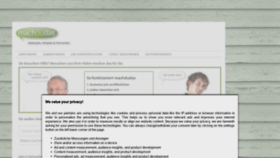 What Machdudas.de website looked like in 2021 (2 years ago)
