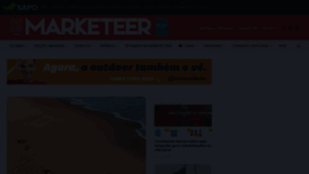 What Marketeer.pt website looked like in 2021 (2 years ago)