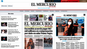 What Mercuriocalama.cl website looked like in 2021 (4 years ago)