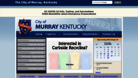 What Murrayky.gov website looked like in 2021 (2 years ago)
