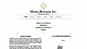 What Marrabuilders.com website looked like in 2021 (2 years ago)