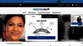What Mytyres.co.uk website looked like in 2021 (2 years ago)