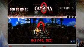 What Mrolympia.com website looked like in 2021 (2 years ago)