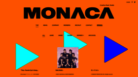 What Monaca.jp website looked like in 2021 (2 years ago)