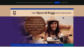 What Myersbriggs.org website looked like in 2021 (2 years ago)