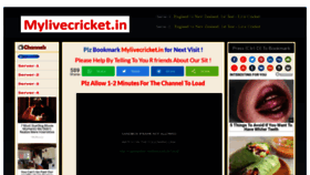 What Mylivecricket.live website looked like in 2021 (2 years ago)