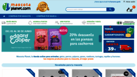 What Mascotaplanet.com website looked like in 2021 (4 years ago)