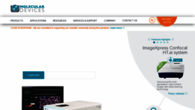 What Moleculardevices.com website looked like in 2021 (2 years ago)