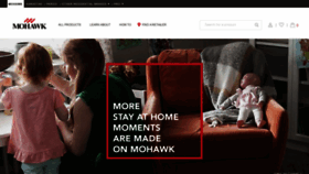 What Mohawkflooring.com website looked like in 2021 (2 years ago)