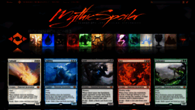 What Mythicspoiler.com website looked like in 2021 (2 years ago)