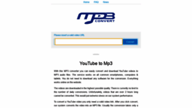 What Mp3-convert.org website looked like in 2021 (2 years ago)