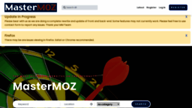What Mastermoz.com website looked like in 2021 (2 years ago)