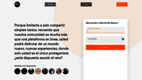 What Metroflog.co website looked like in 2021 (4 years ago)