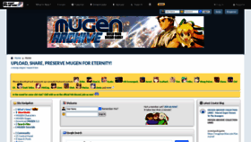 What Mugenarchive.com website looked like in 2021 (2 years ago)