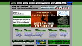What Mrlandlord.com website looked like in 2021 (2 years ago)