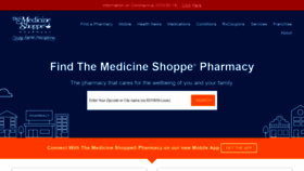 What Medicineshoppe.com website looked like in 2021 (2 years ago)