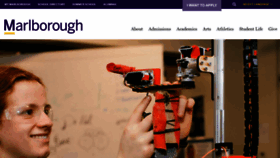 What Marlborough.org website looked like in 2021 (2 years ago)