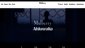 What Mulberry.com website looked like in 2021 (2 years ago)