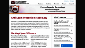 What Magicspam.com website looked like in 2021 (2 years ago)