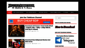 What Moviezaddiction.vip website looked like in 2021 (2 years ago)