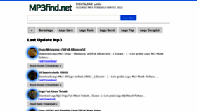 What Mp3find.net website looked like in 2021 (2 years ago)