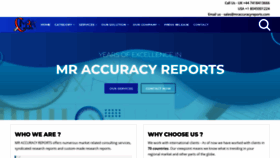 What Mraccuracyreports.com website looked like in 2021 (2 years ago)