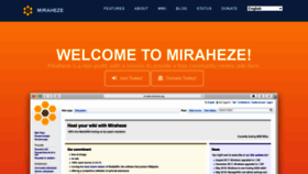 What Miraheze.org website looked like in 2021 (2 years ago)