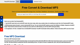 What Mp3download.center website looked like in 2021 (2 years ago)