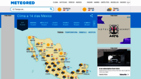 What Meteored.mx website looked like in 2021 (2 years ago)