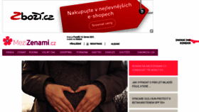 What Mezizenami.cz website looked like in 2021 (2 years ago)