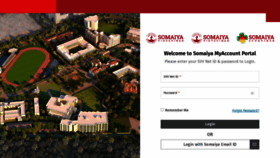 What Myaccount.somaiya.edu website looked like in 2021 (2 years ago)