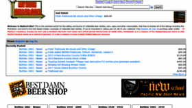 What Mybeercellar.com website looked like in 2021 (2 years ago)