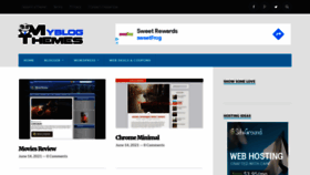 What Myblogthemes.com website looked like in 2021 (2 years ago)
