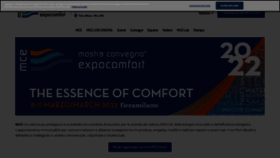 What Mcexpocomfort.it website looked like in 2021 (4 years ago)