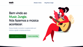 What Musicjungle.com.br website looked like in 2021 (2 years ago)