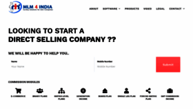 What Mlm4india.com website looked like in 2021 (2 years ago)
