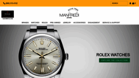 What Manfredijewels.com website looked like in 2021 (2 years ago)