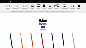 What Mac.com website looked like in 2021 (4 years ago)