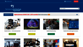 What Moodle.thi.de website looked like in 2021 (4 years ago)