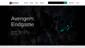 What Movieonly.net website looked like in 2021 (2 years ago)