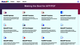 What Makeafp.com website looked like in 2021 (2 years ago)