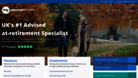 What Mypensionexpert.com website looked like in 2021 (2 years ago)
