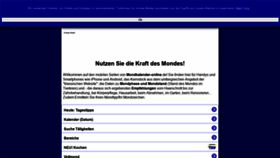 What Mondkalender-mobil.de website looked like in 2021 (2 years ago)