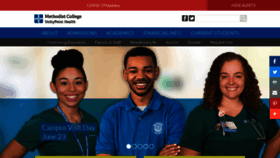 What Methodistcol.edu website looked like in 2021 (2 years ago)